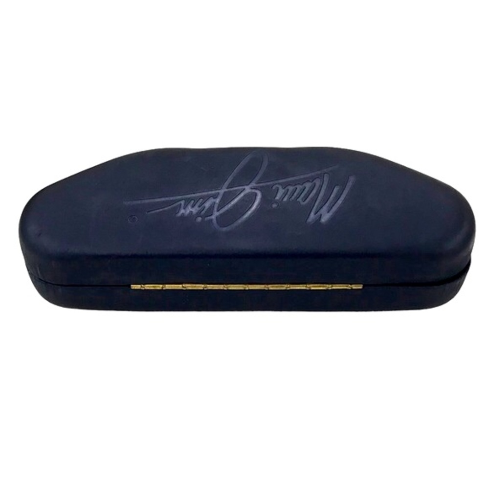 Vintage Maui Jim Sport Dark Blue Eyeglass Case Hinged Clamshell - Picture 2 of 5
